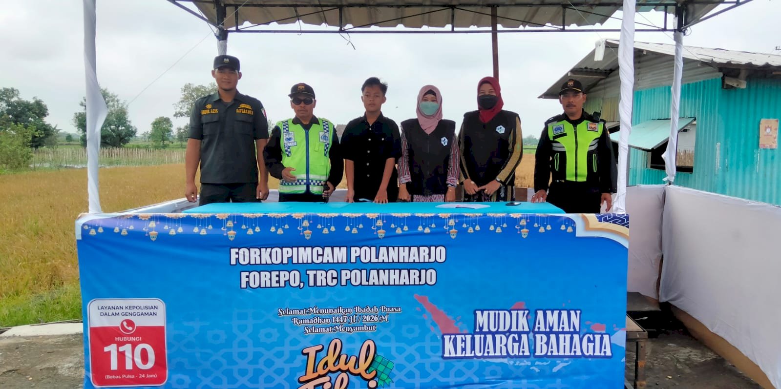 RESMI DIBUKA: Camat Polanharjo Launching Posko Gabungan Mudik Lebaran 2026 di Dua Titik Strategis